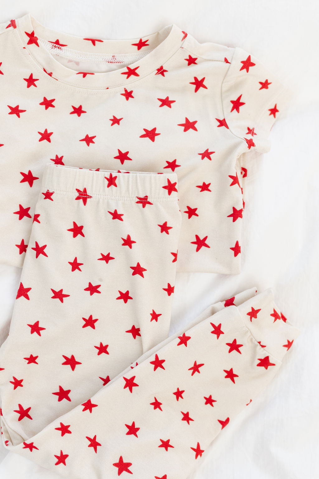 Short Sleeve PJ Set in Cherry Stars