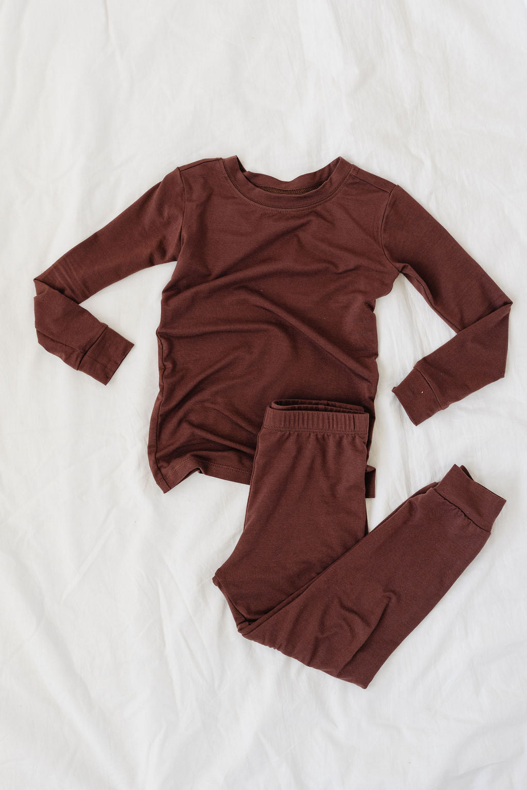 PJ Set in Chocolate
