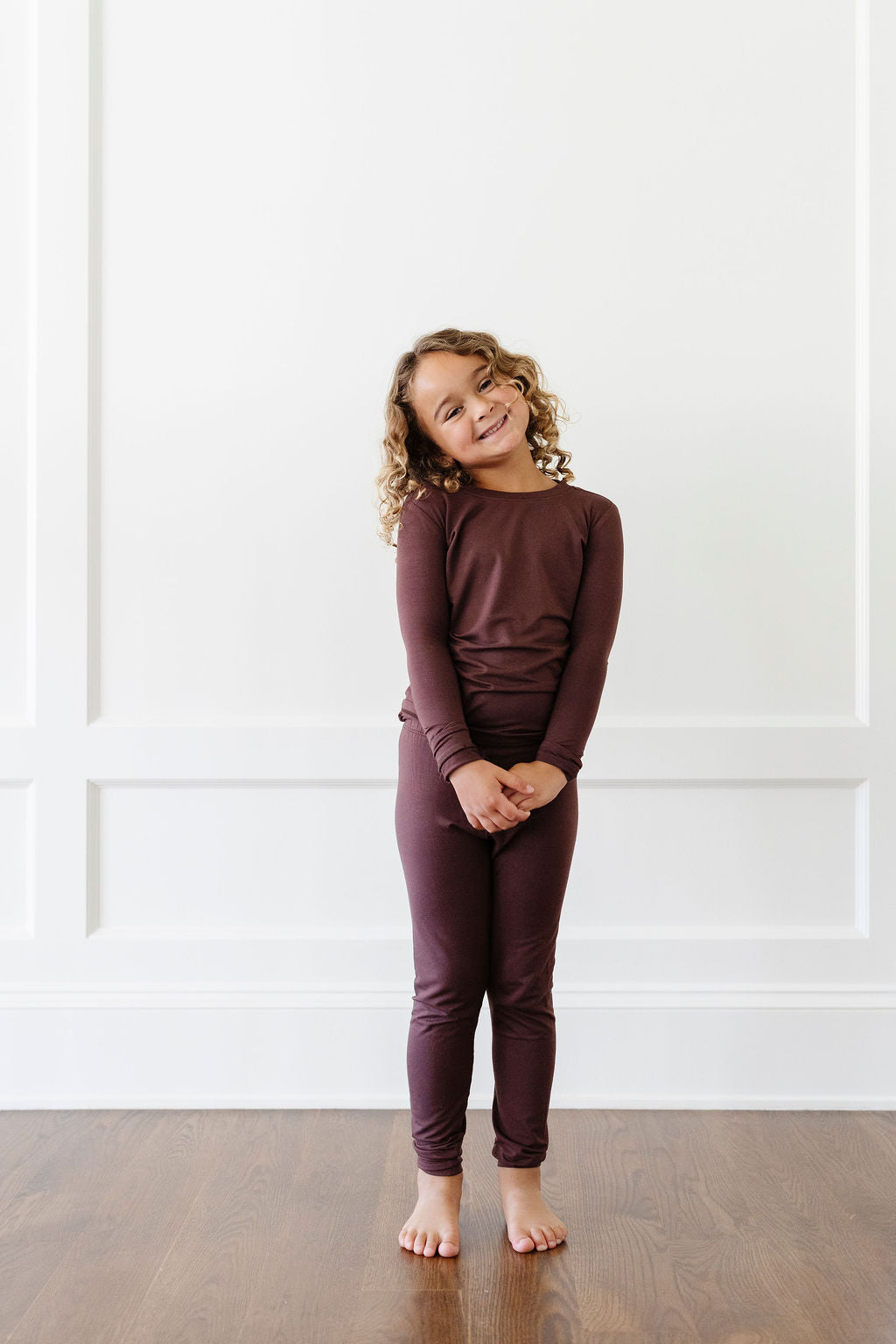 PJ Set in Chocolate
