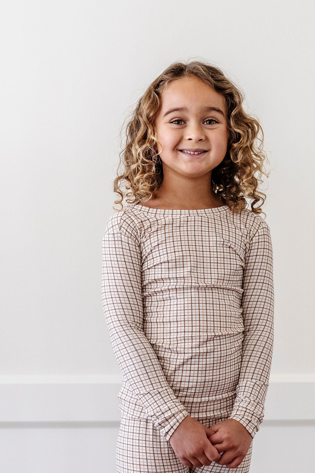 PJ Set in Oxford Gingham