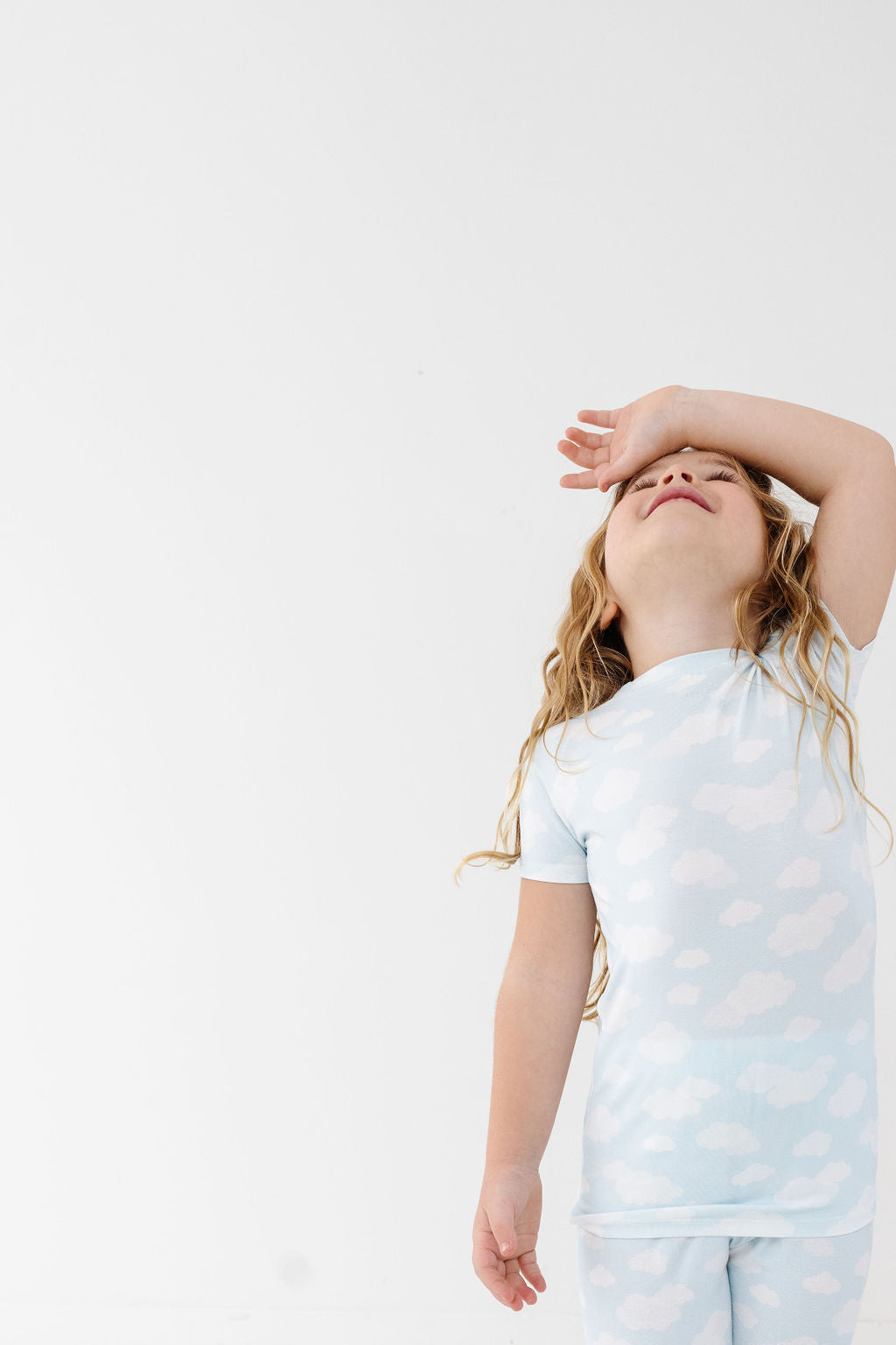 Short Sleeve PJ Set in Clouds