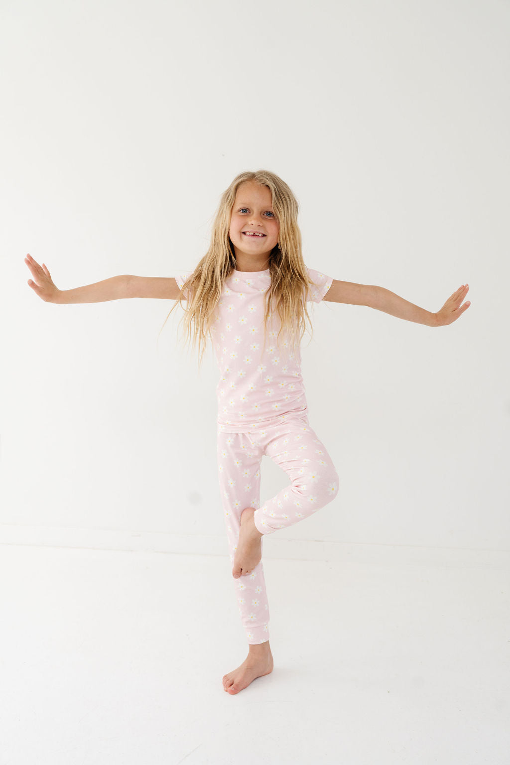 Short Sleeve PJ Set in Daisy