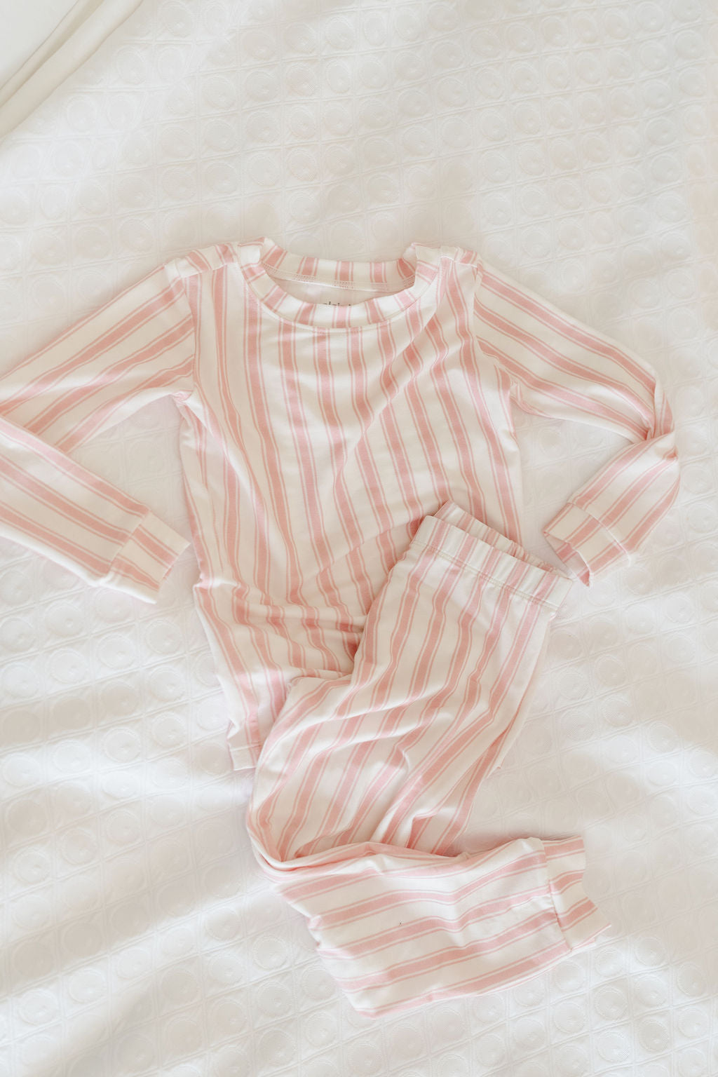 PJ Set in Blush Stripe