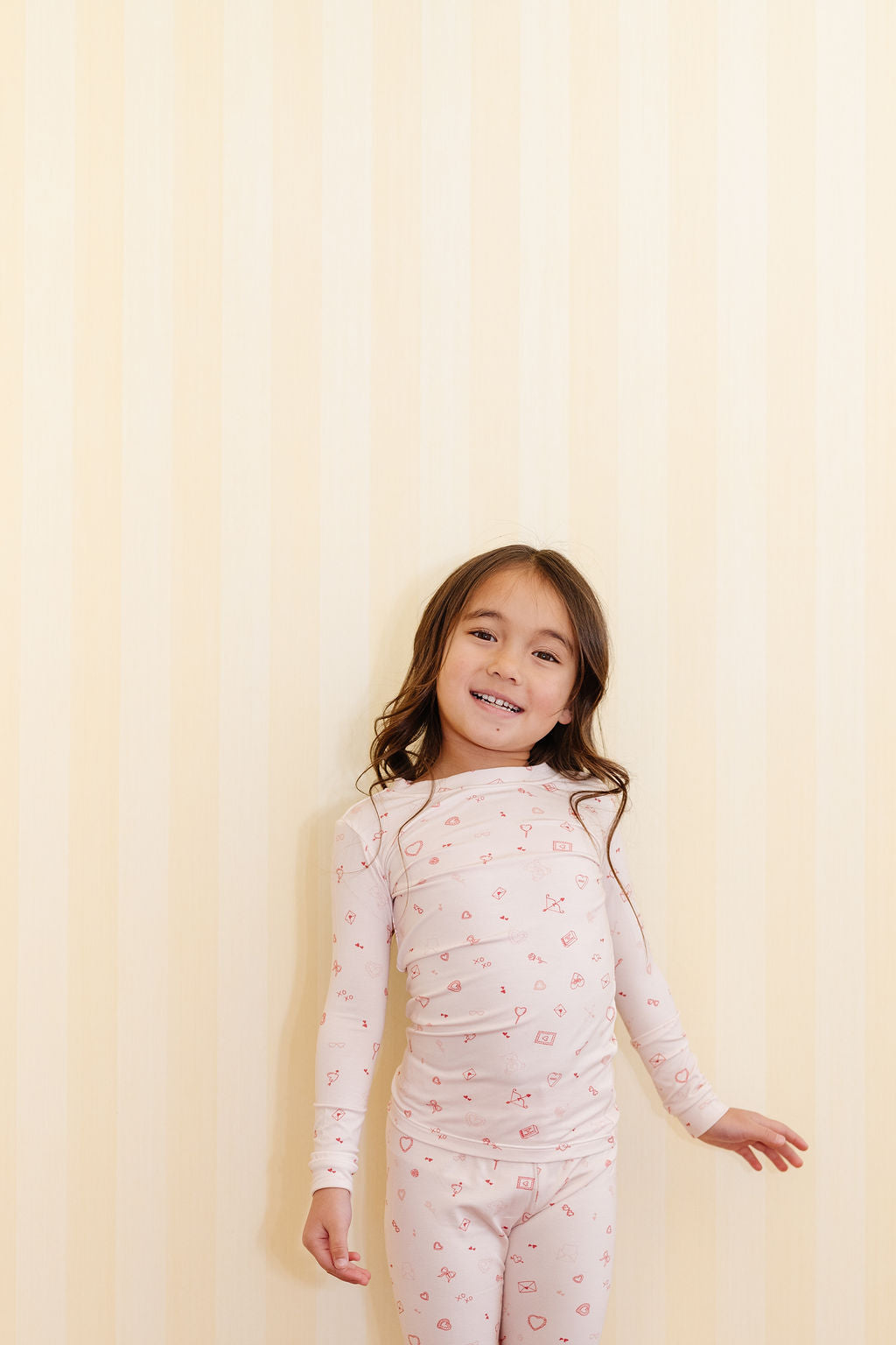 PJ Set in Love Notes