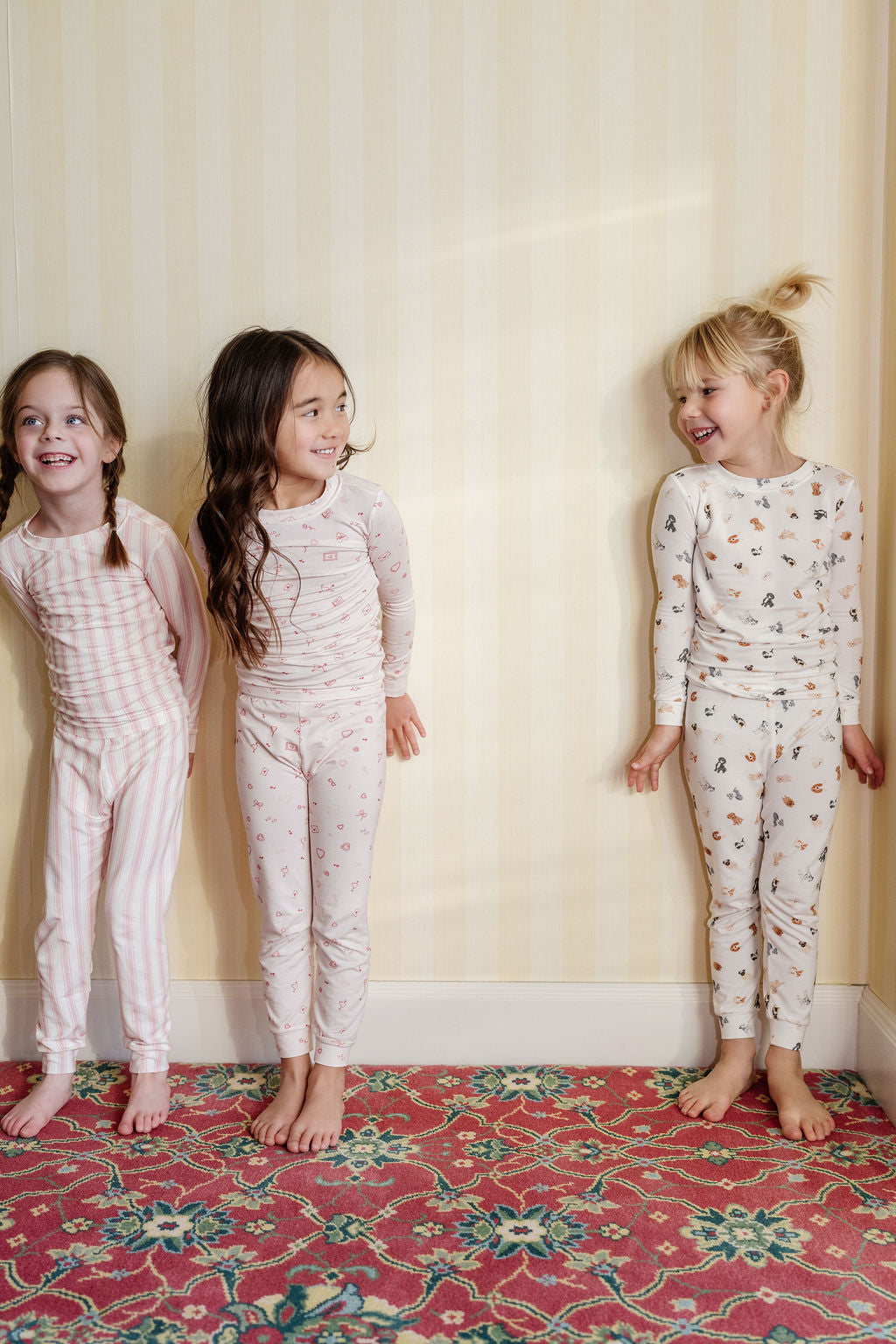 PJ Set in Blush Stripe