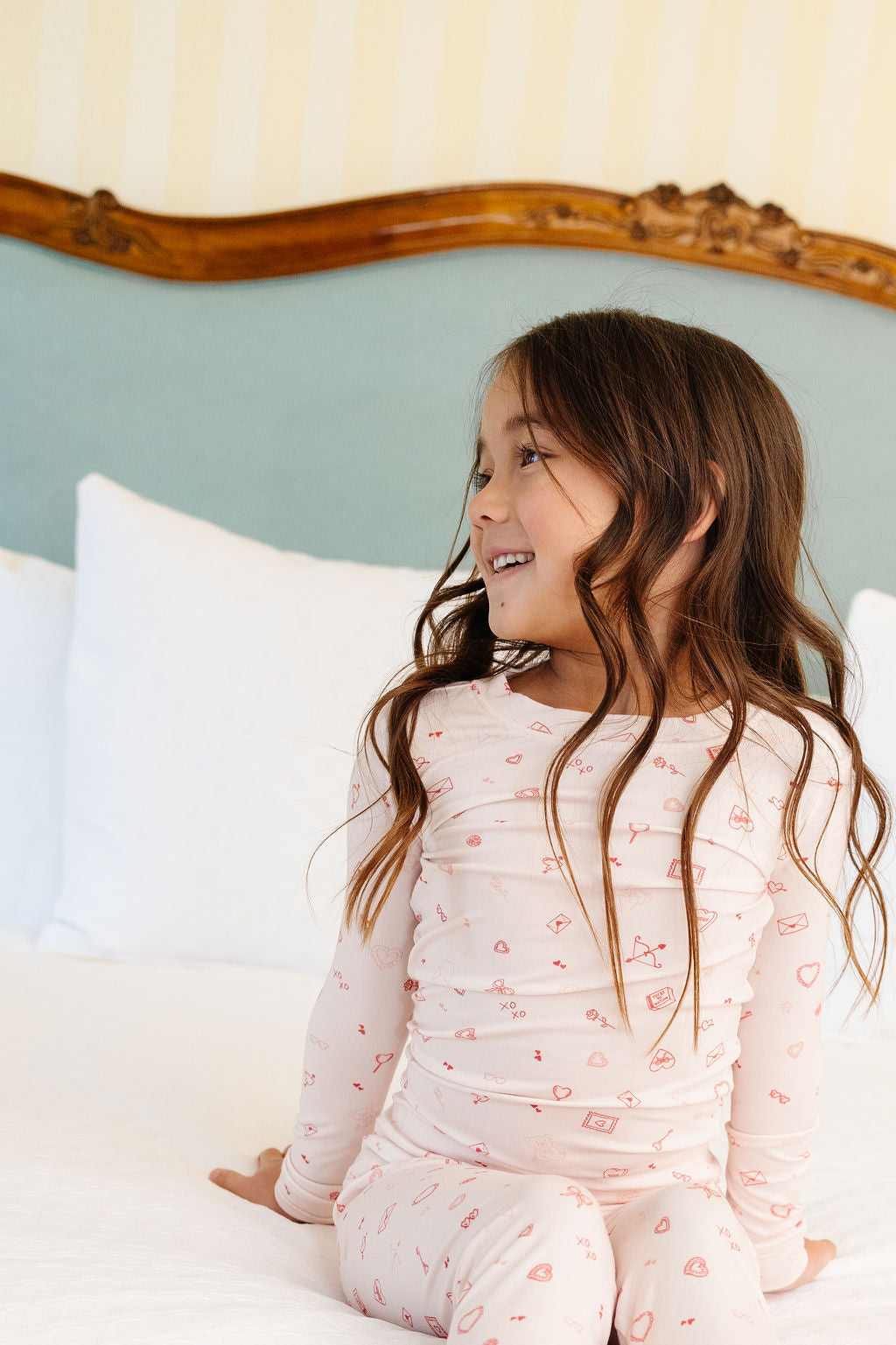 PJ Set in Love Notes