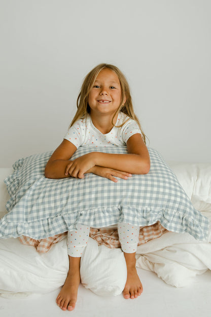 Short Sleeve PJ Set in Confetti Pointelle