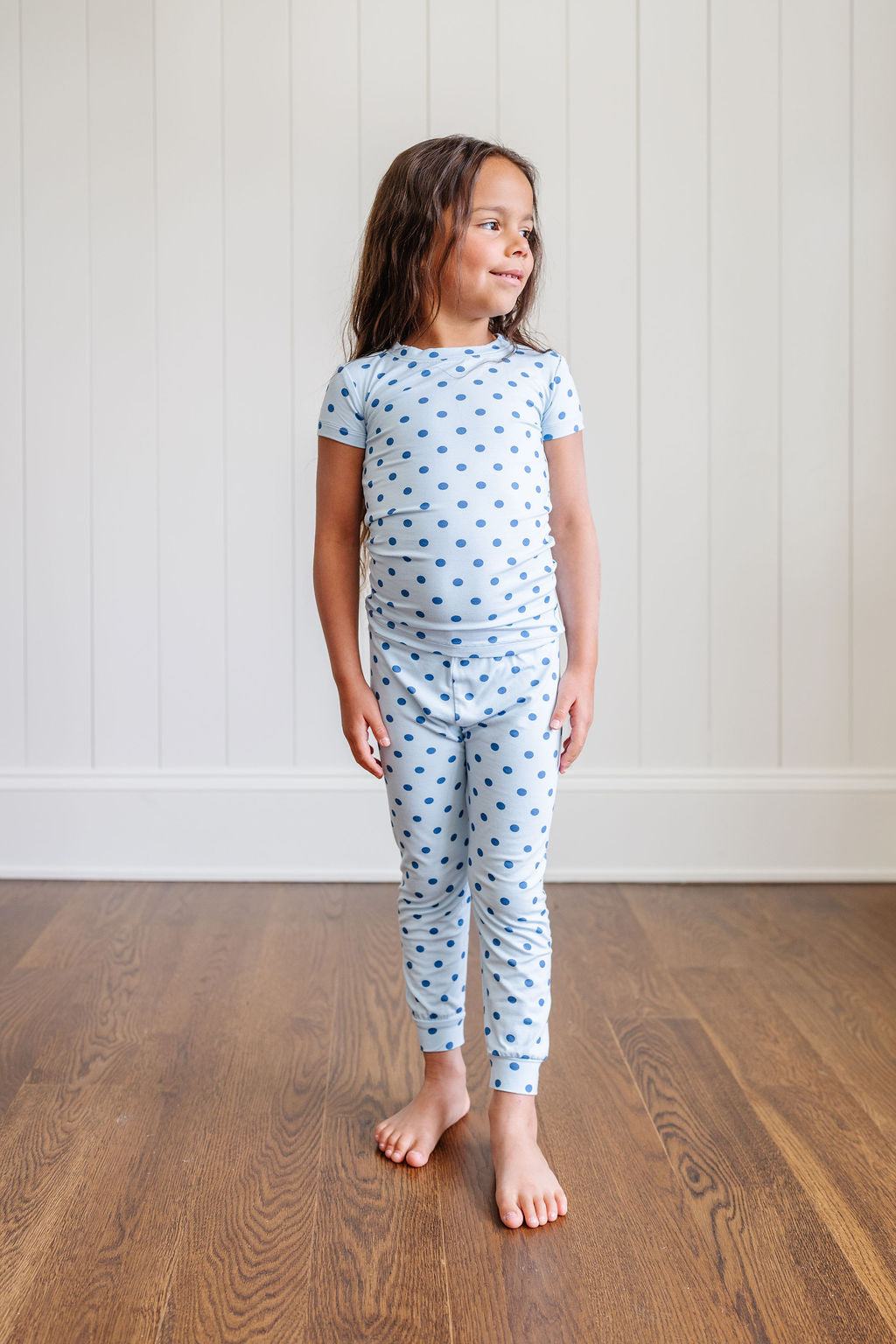 Short Sleeve PJ Set in Cloud Dot