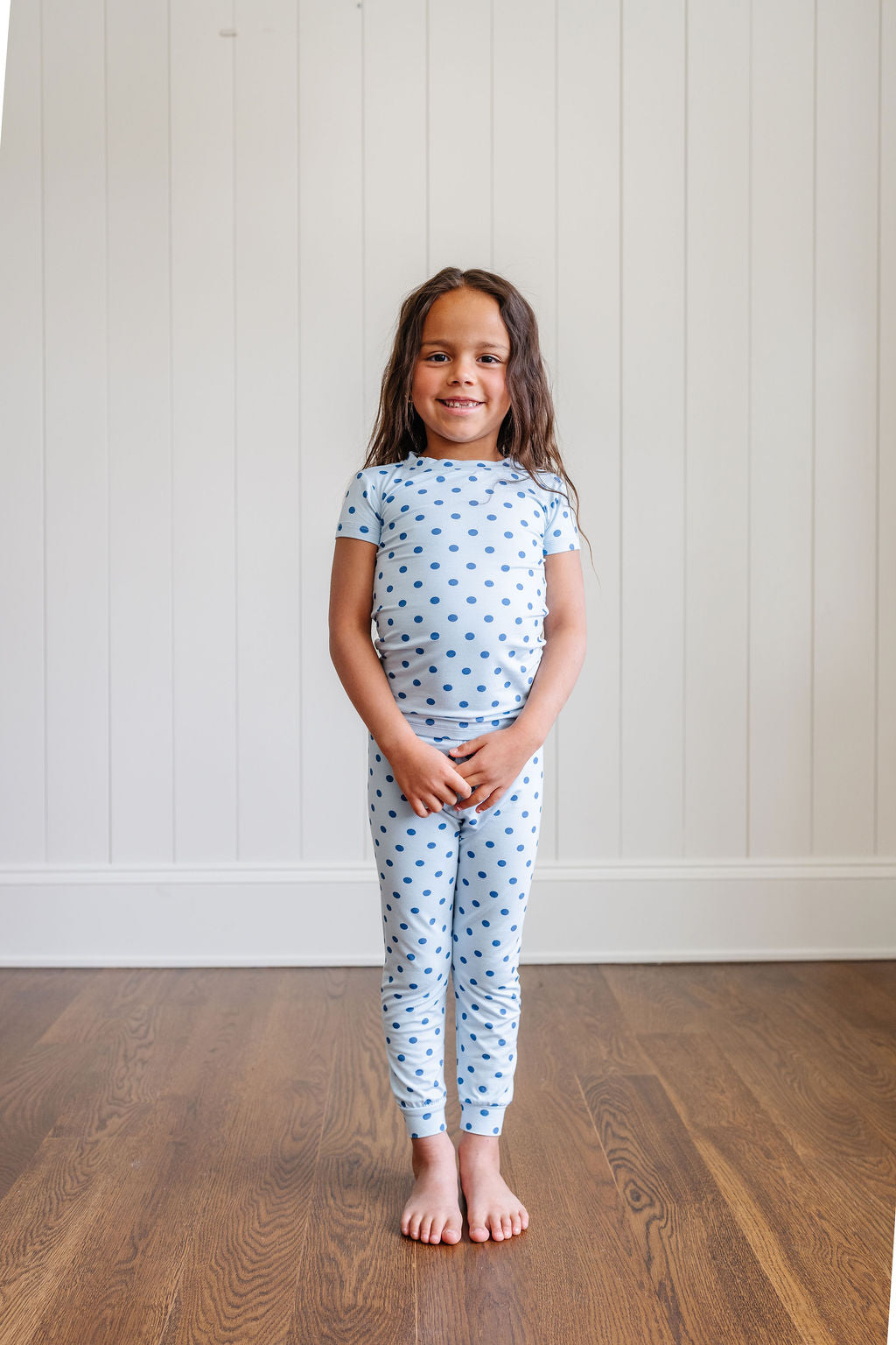 Short Sleeve PJ Set in Cloud Dot
