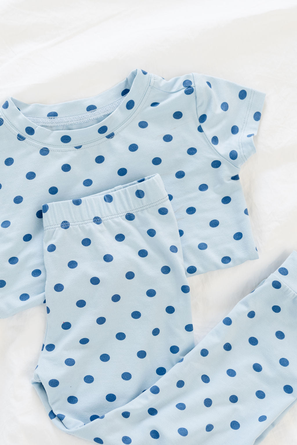 Short Sleeve PJ Set in Cloud Dot