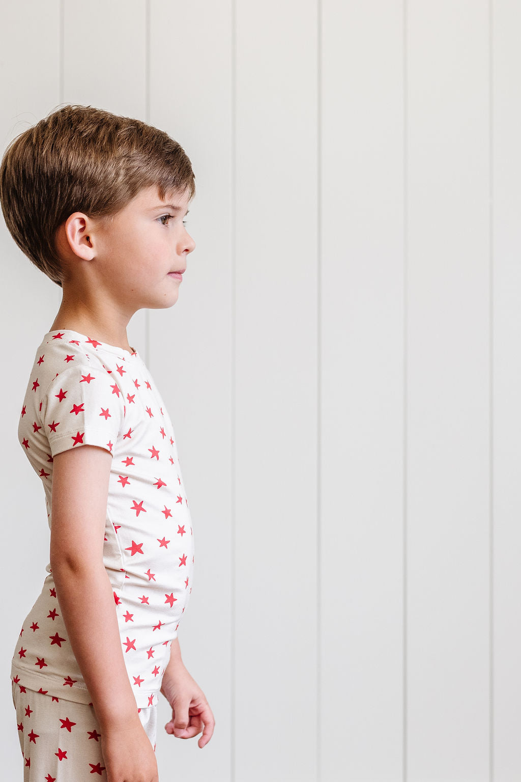 Short Sleeve PJ Set in Cherry Stars