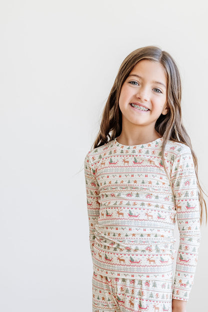 PREORDER PJ Set in Fair Isle