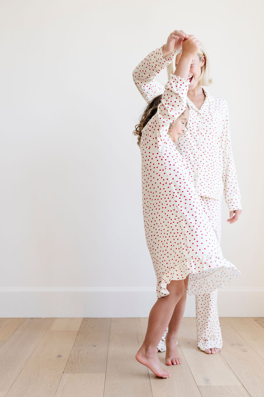 PREORDER Wendy Dress in Cranberry Dot
