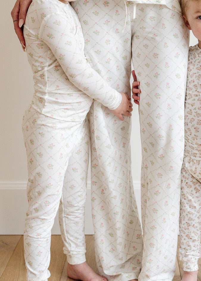 PJ Set in Garden Trellis