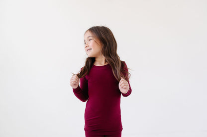 PJ Set in Burgundy