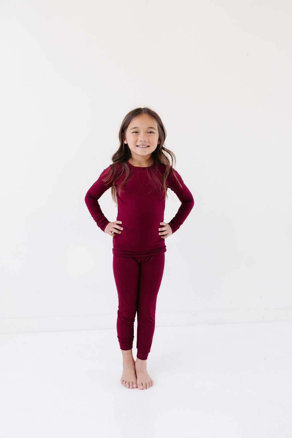 PJ Set in Burgundy