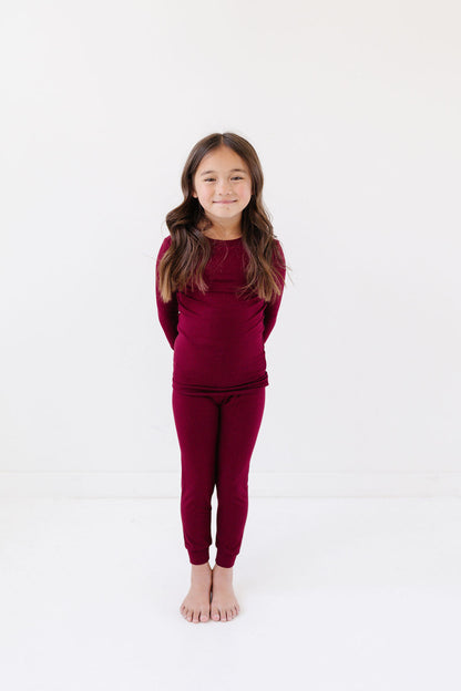 PJ Set in Burgundy