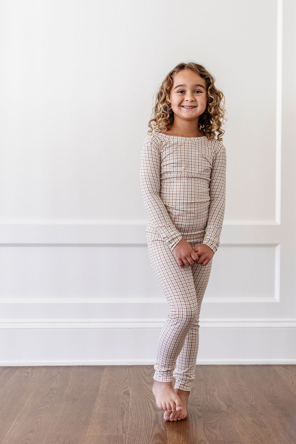 PJ Set in Oxford Gingham
