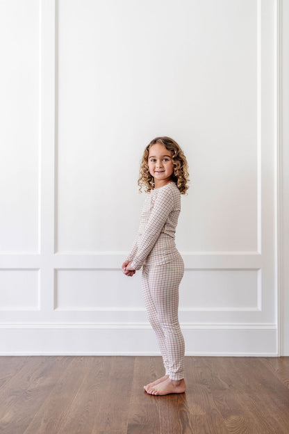 PJ Set in Oxford Gingham