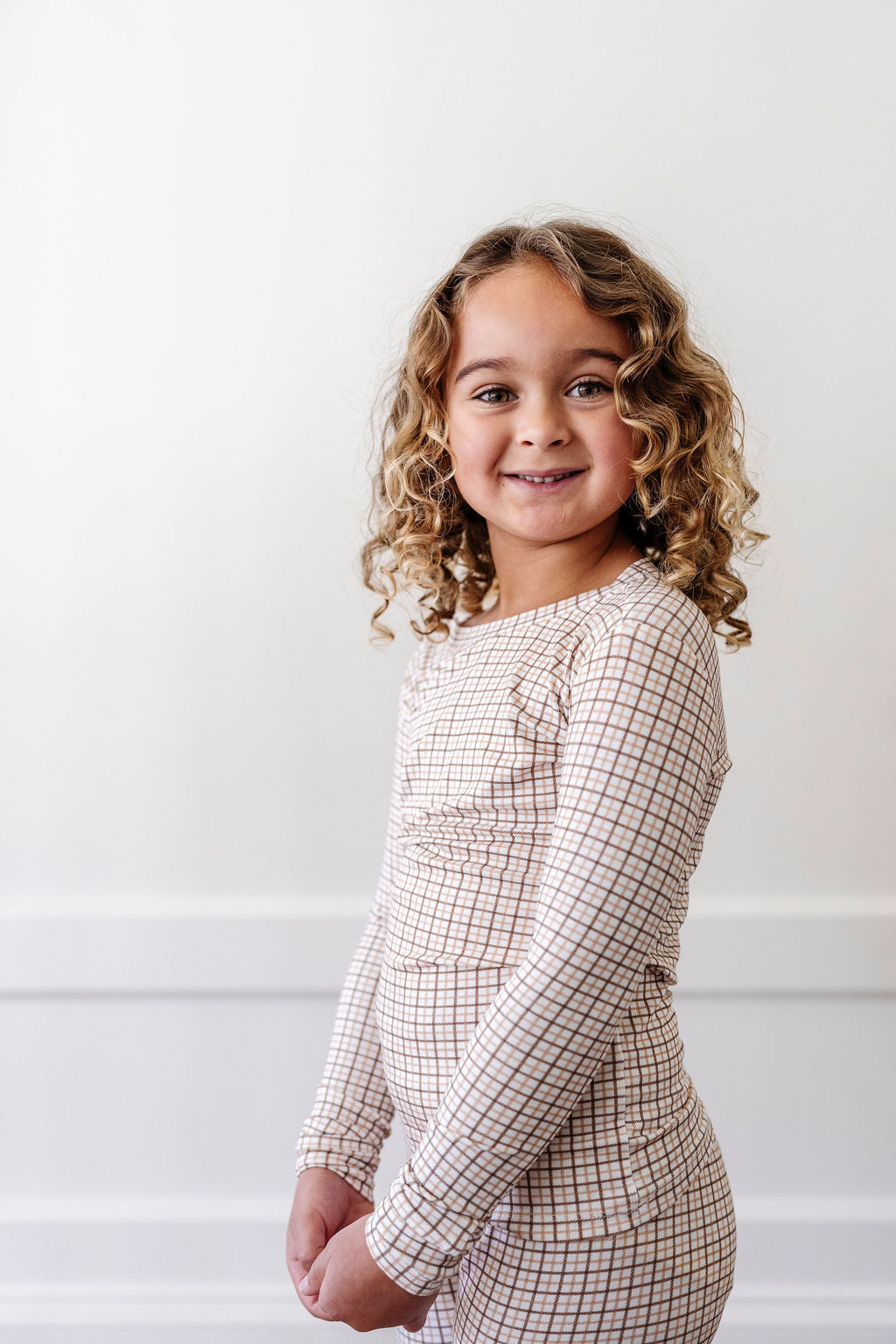 PJ Set in Oxford Gingham