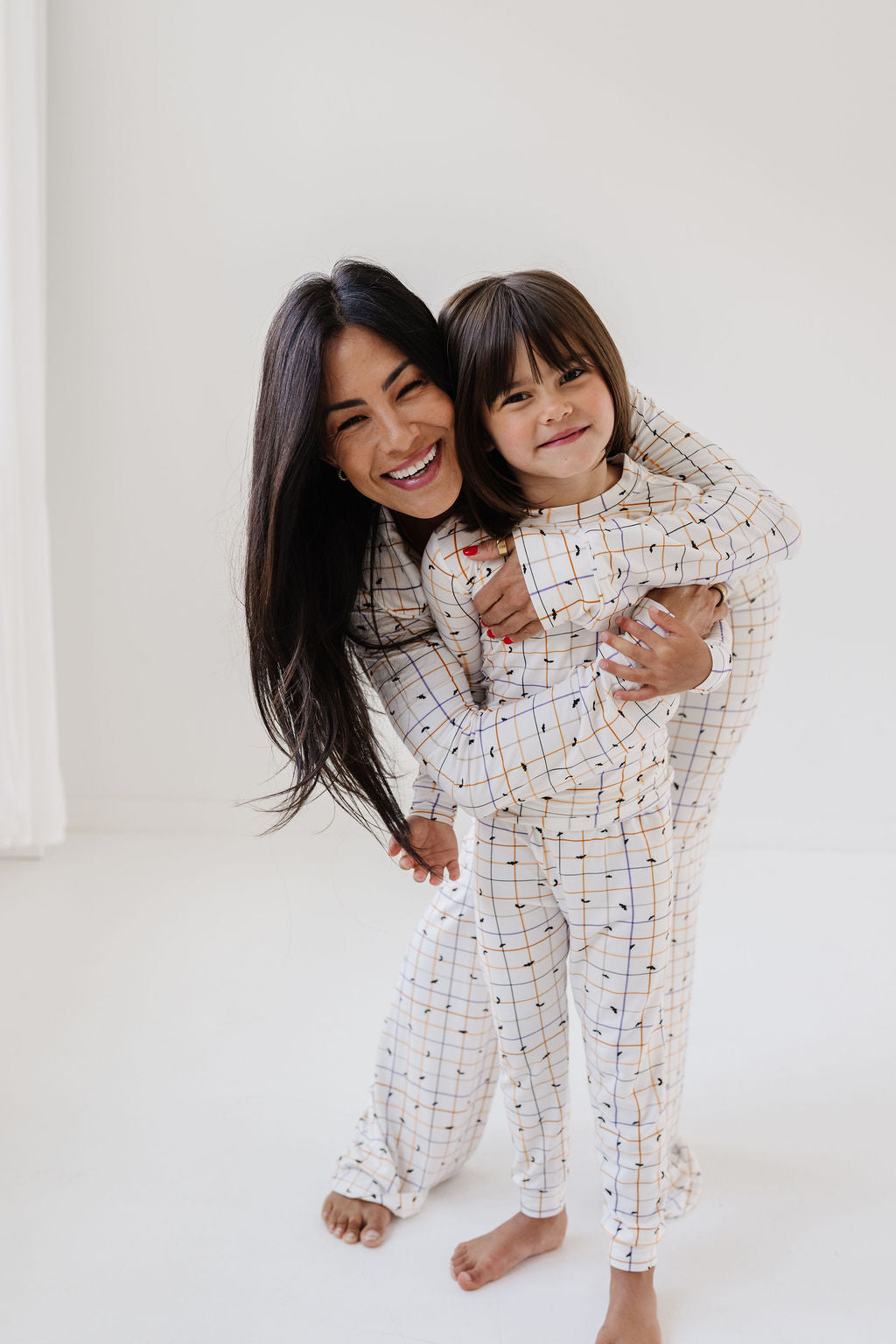 PJ Set in Spooky Grid