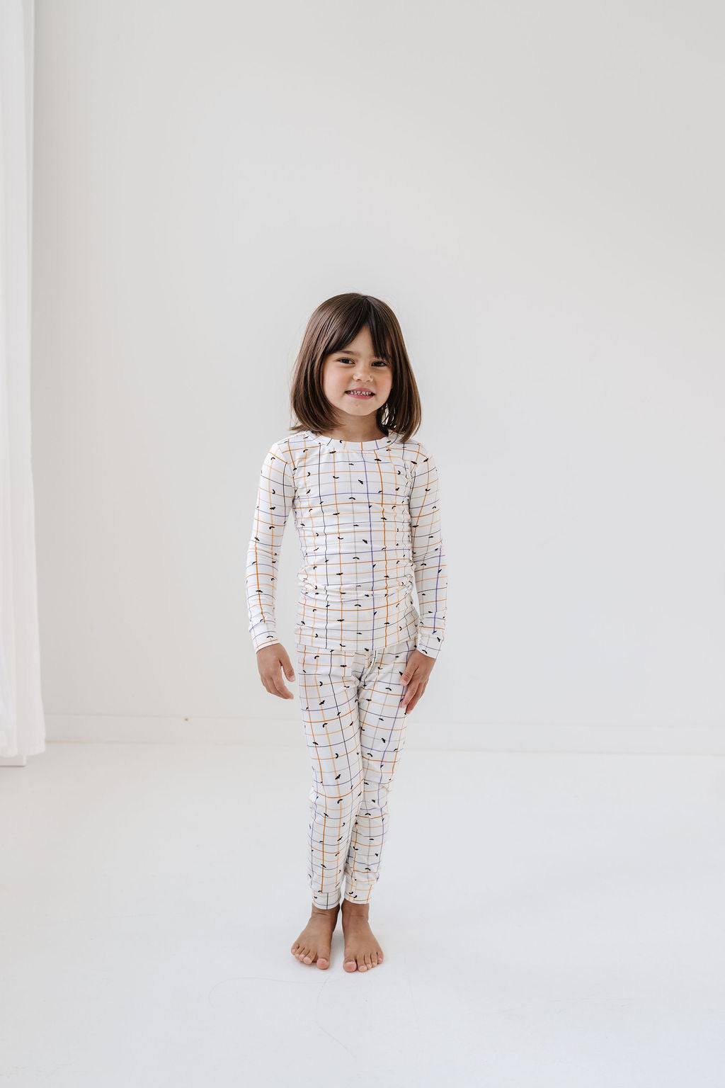 PJ Set in Spooky Grid