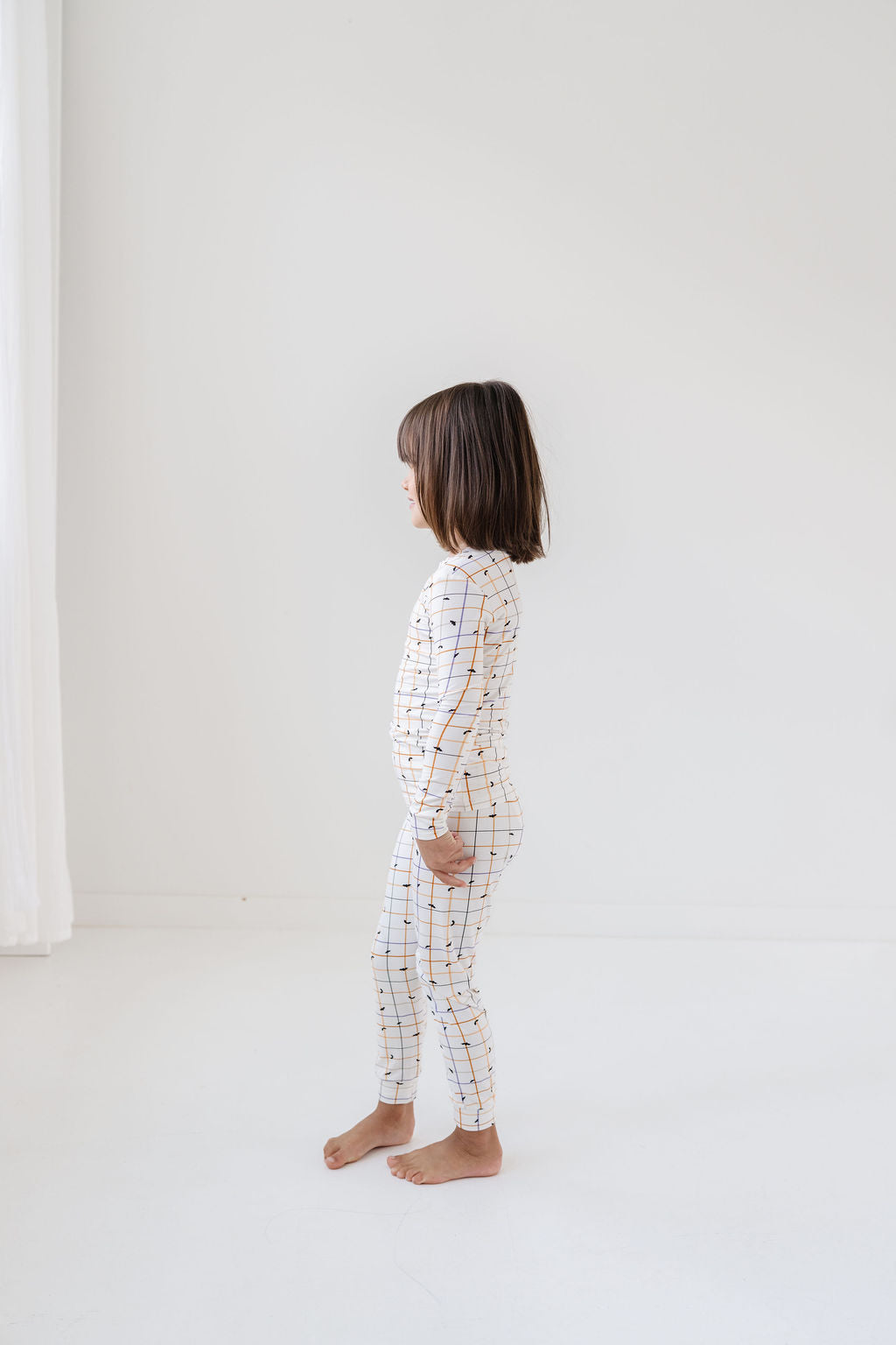 PJ Set in Spooky Grid