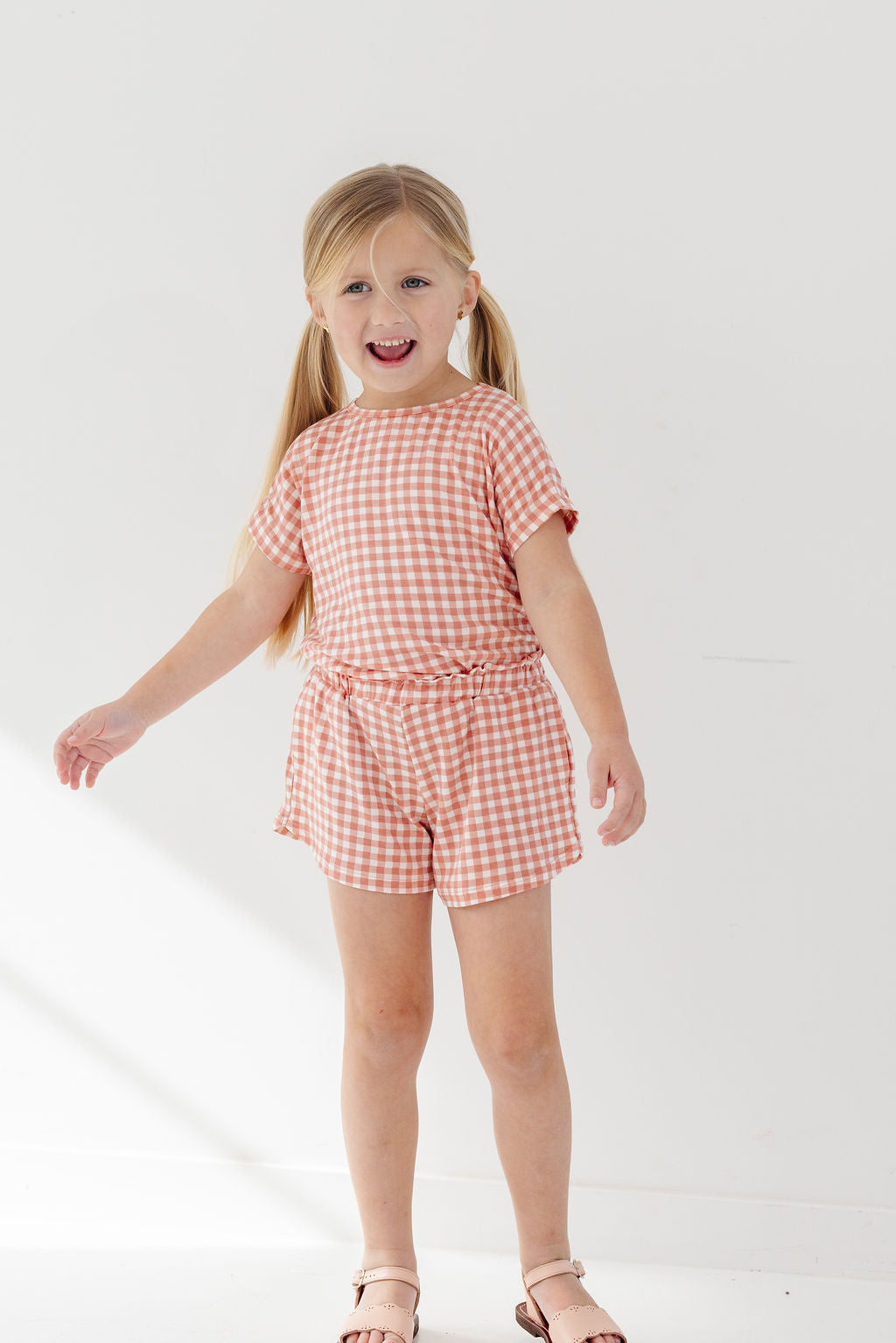 Play Set in Peony Gingham