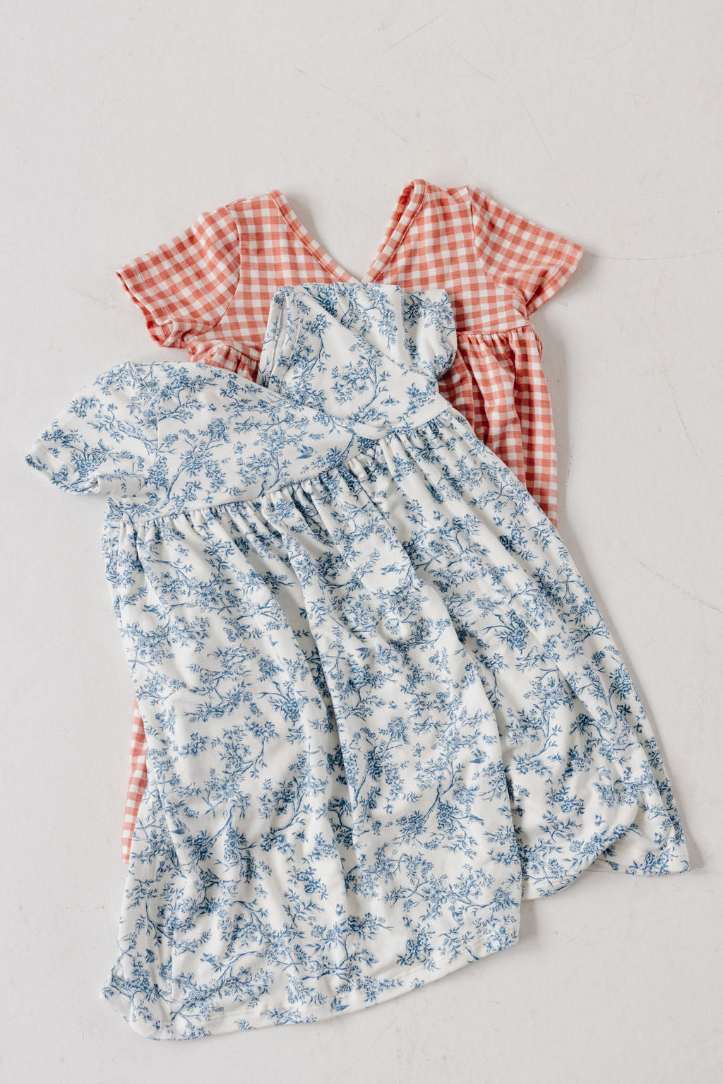 Crosstop Dress in Peony Gingham