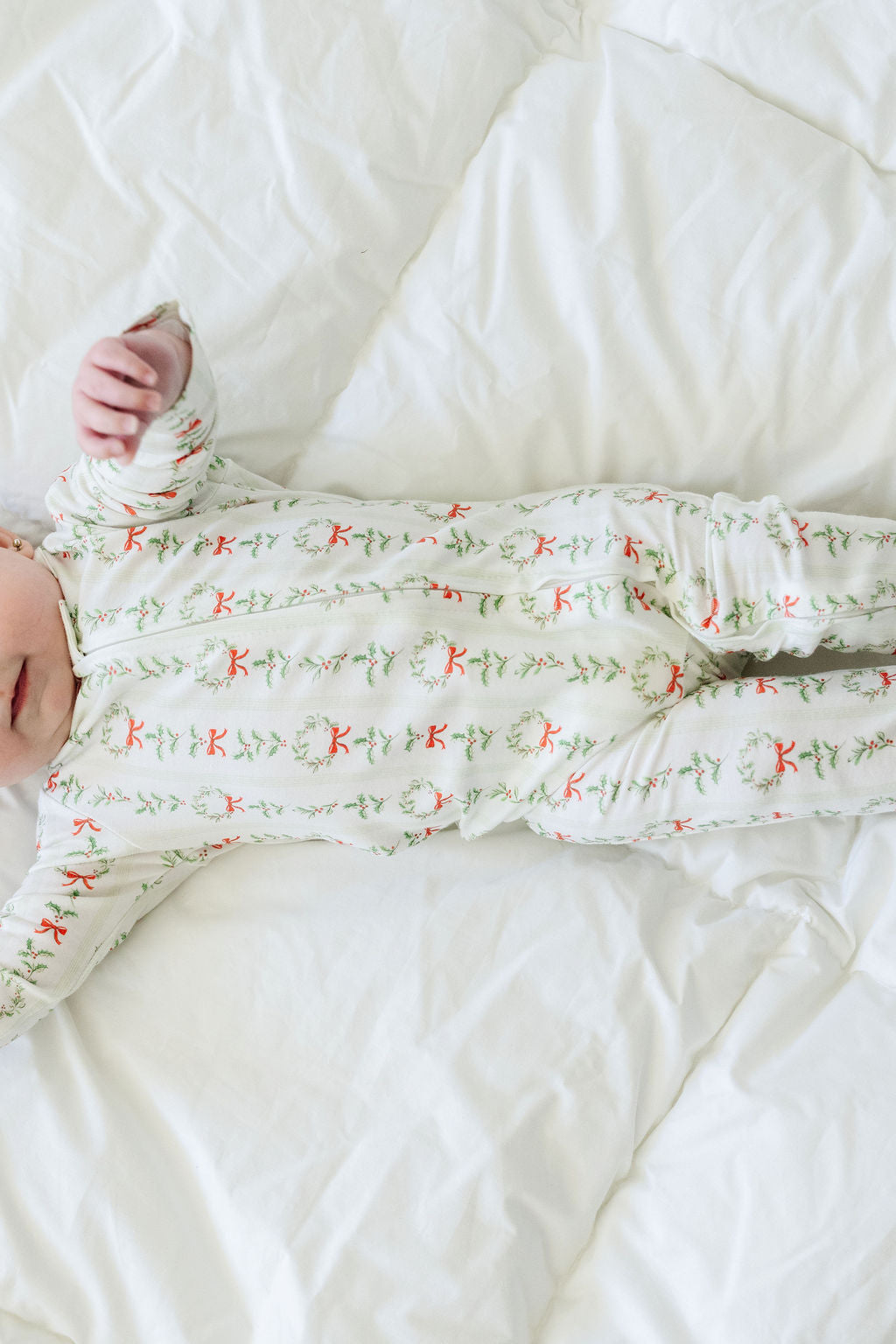 *Preorder* Baby Zip-Up in Holiday House