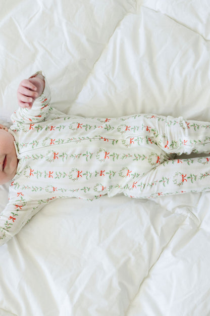*Preorder* Baby Zip-Up in Holiday House