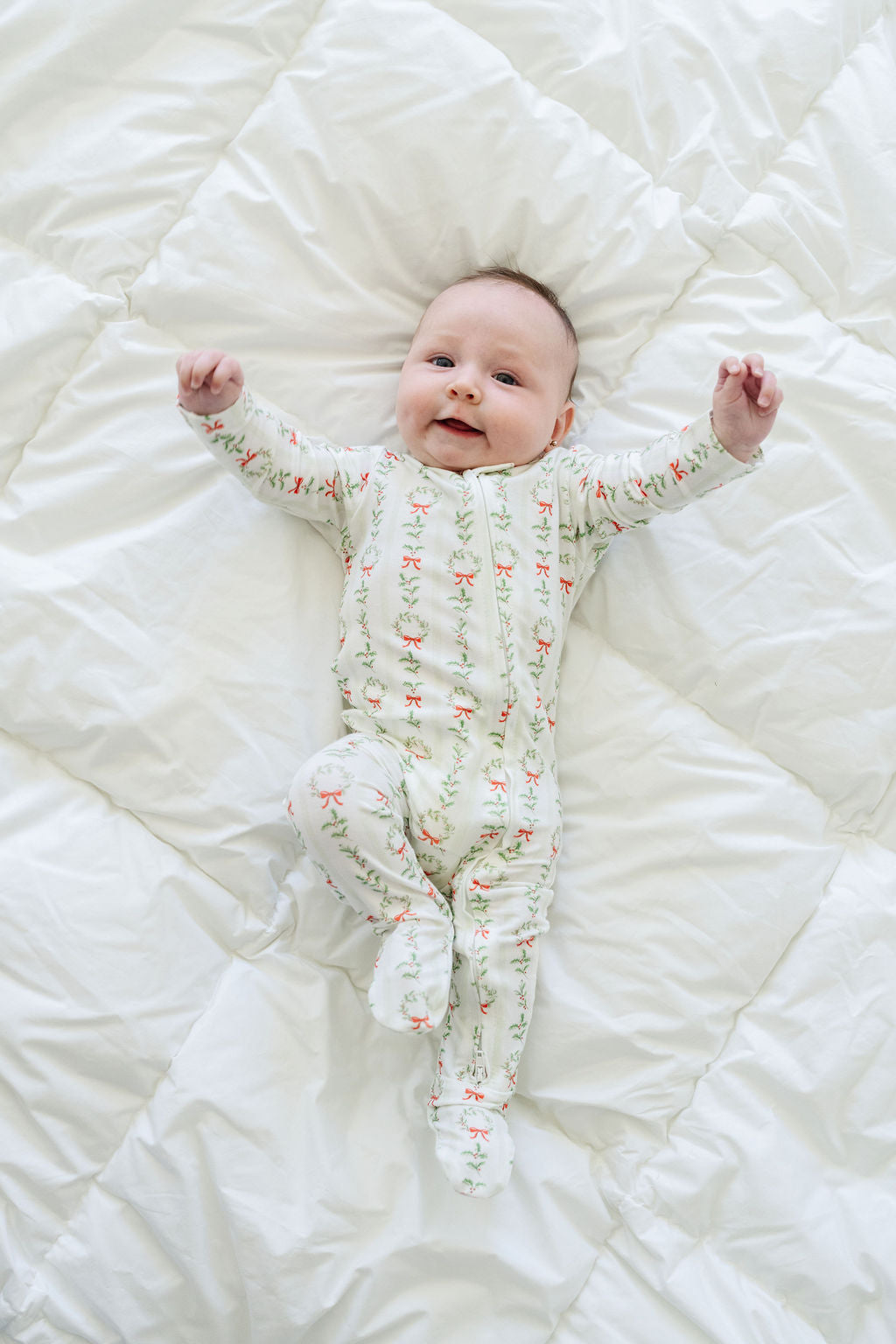 *Preorder* Baby Zip-Up in Holiday House