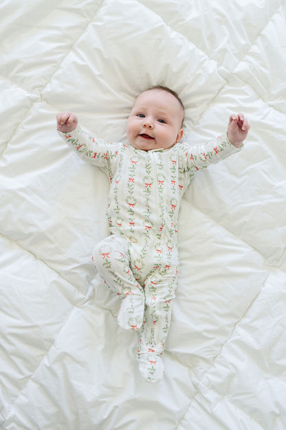 *Preorder* Baby Zip-Up in Holiday House