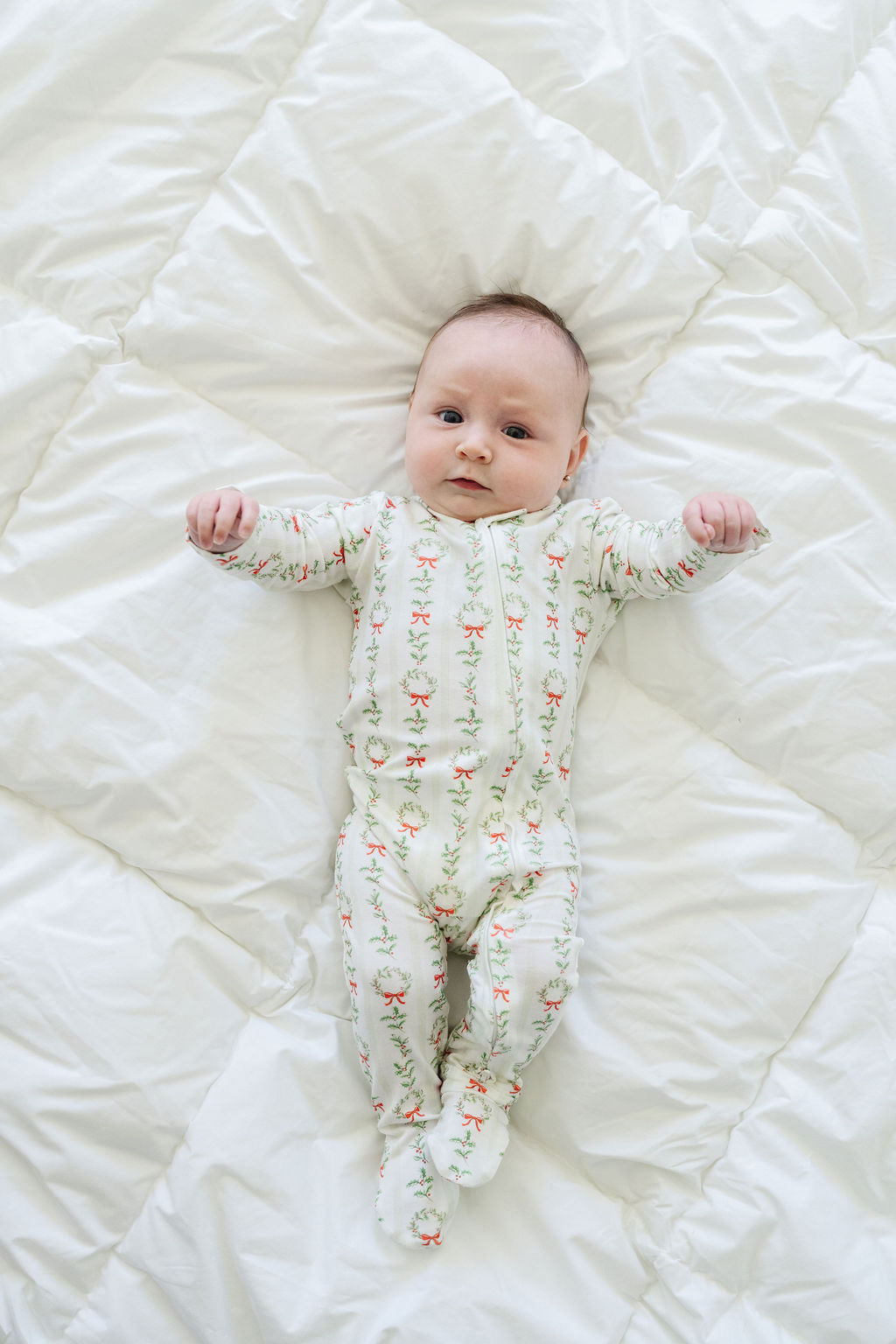 *Preorder* Baby Zip-Up in Holiday House