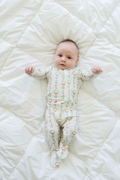 *Preorder* Baby Zip-Up in Holiday House