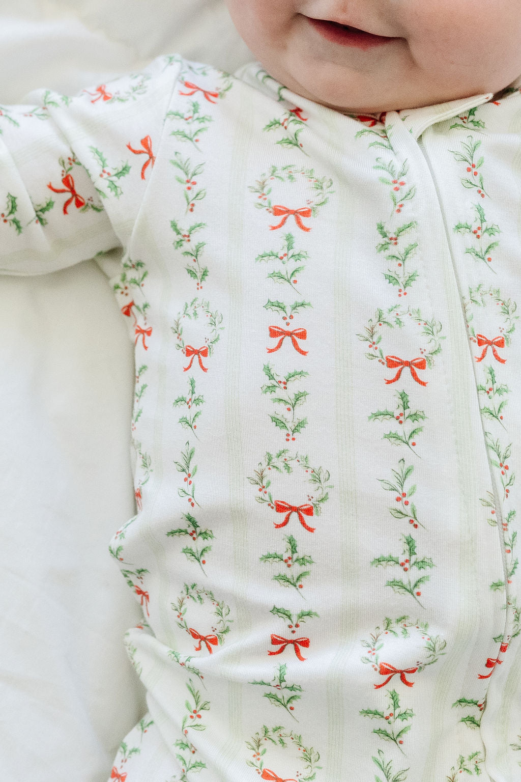 *Preorder* Baby Zip-Up in Holiday House