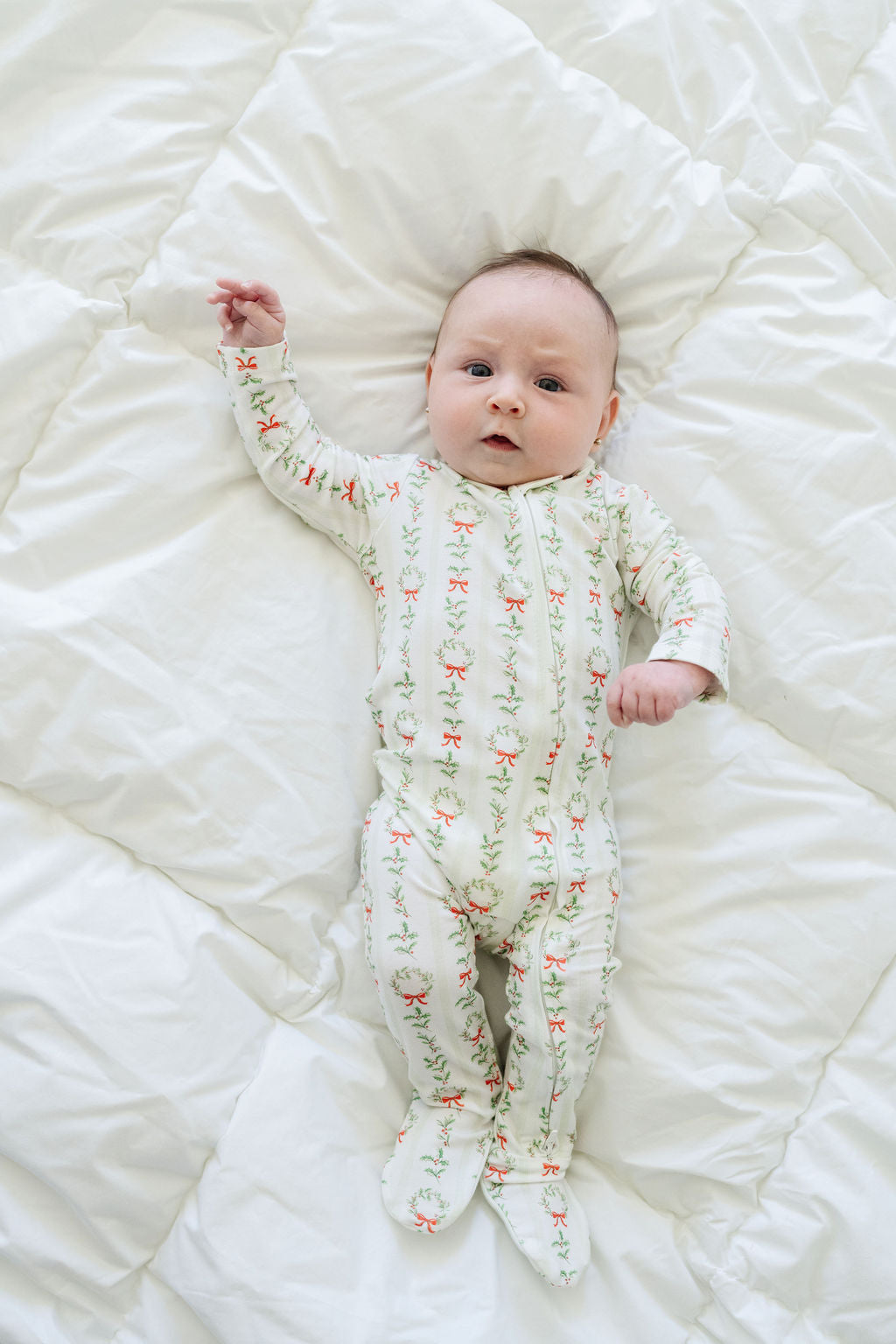 *Preorder* Baby Zip-Up in Holiday House