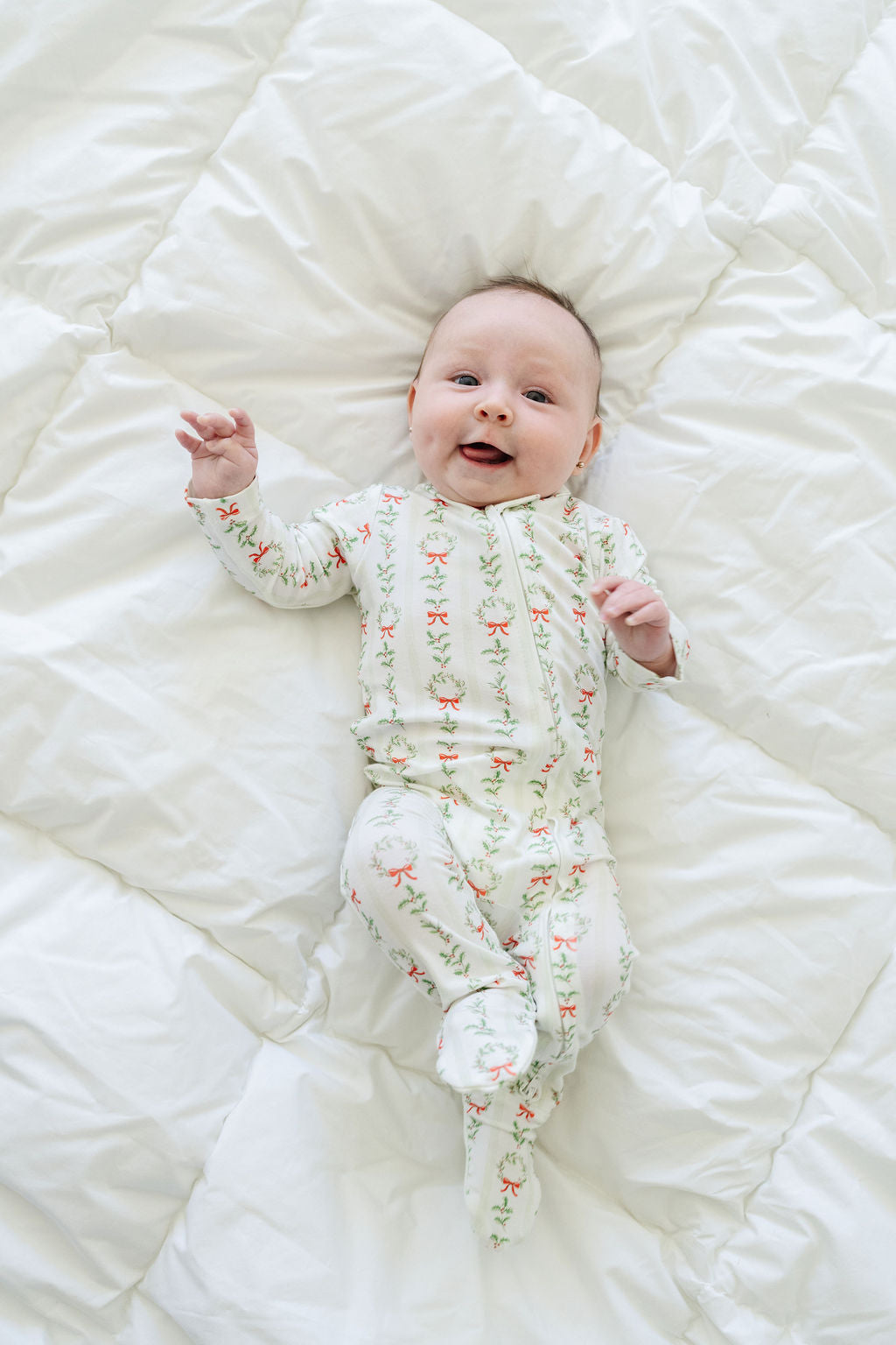 *Preorder* Baby Zip-Up in Holiday House