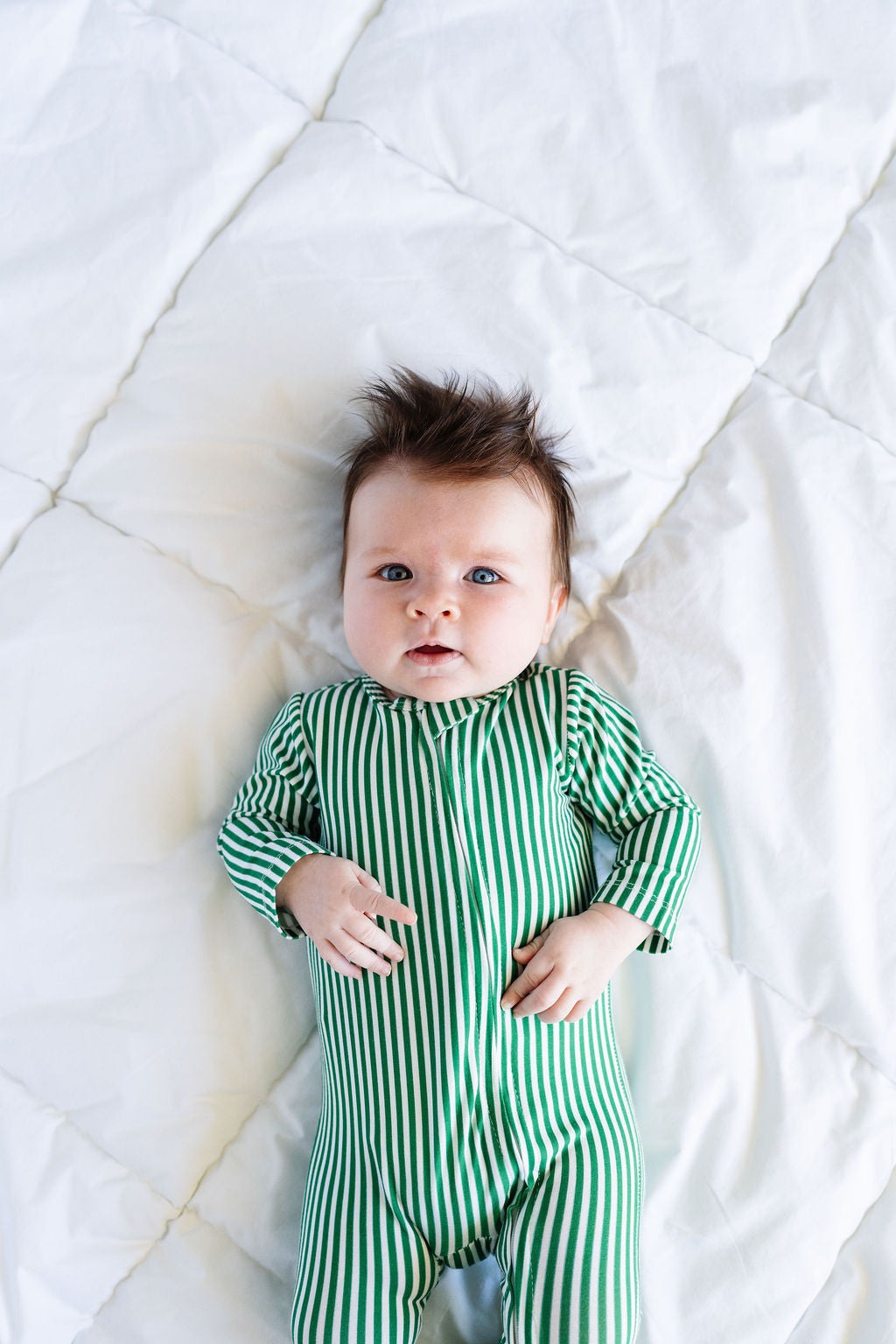 *Preorder* Baby Zip-Up in Alpine Stripe