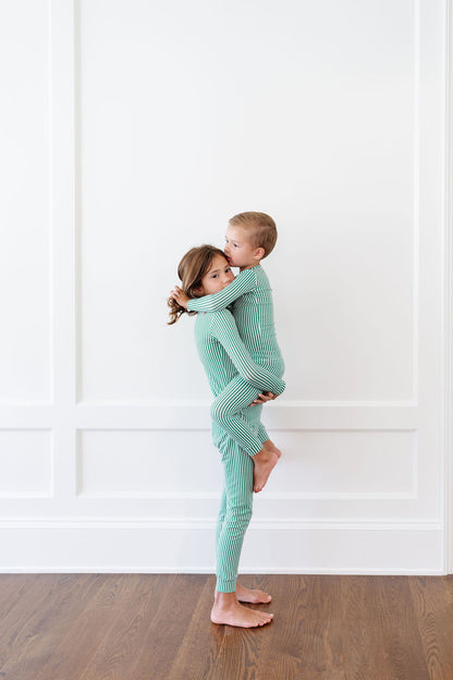 *Preorder* PJ Set in Alpine Stripe