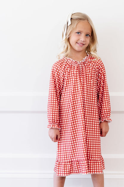 *Preorder* Wendy Dress in Merry Gingham
