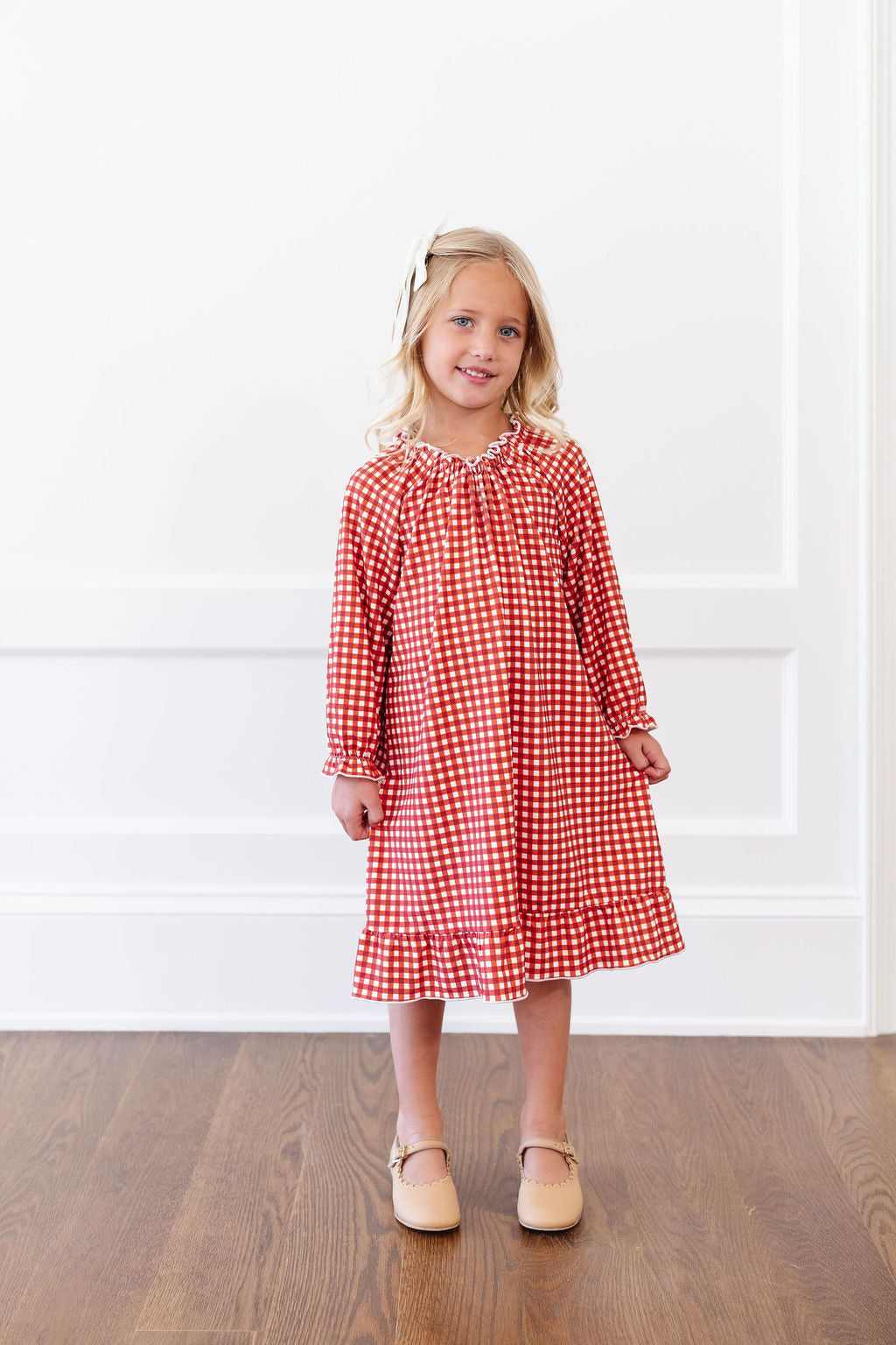 *Preorder* Wendy Dress in Merry Gingham