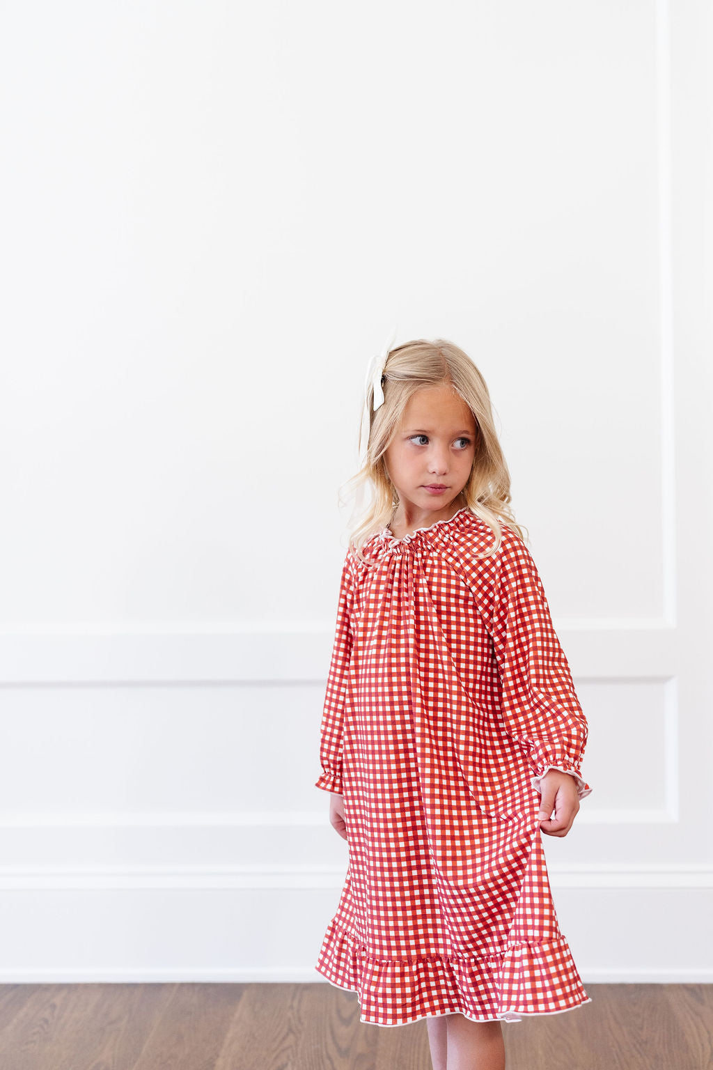 *Preorder* Wendy Dress in Merry Gingham
