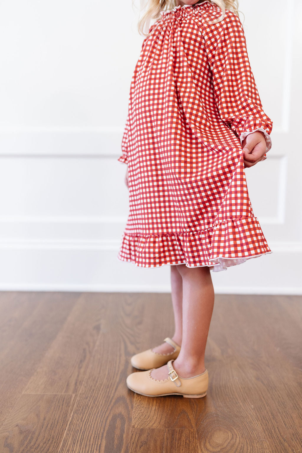 *Preorder* Wendy Dress in Merry Gingham