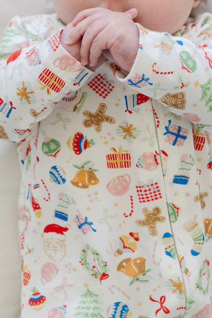 *Preorder* Baby Zip-Up in Sugarplum
