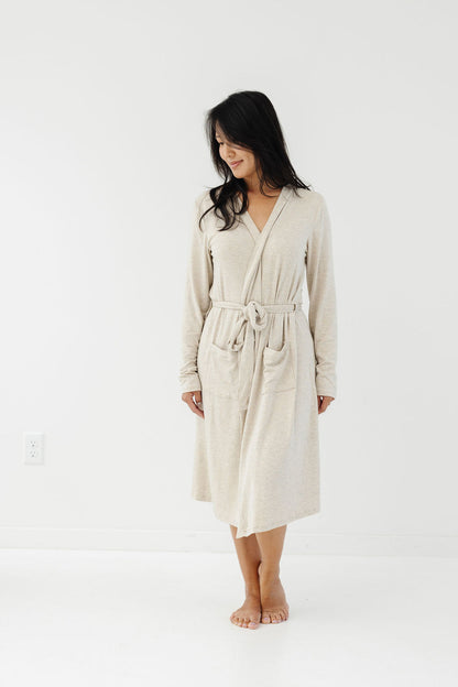 Robe in Flax