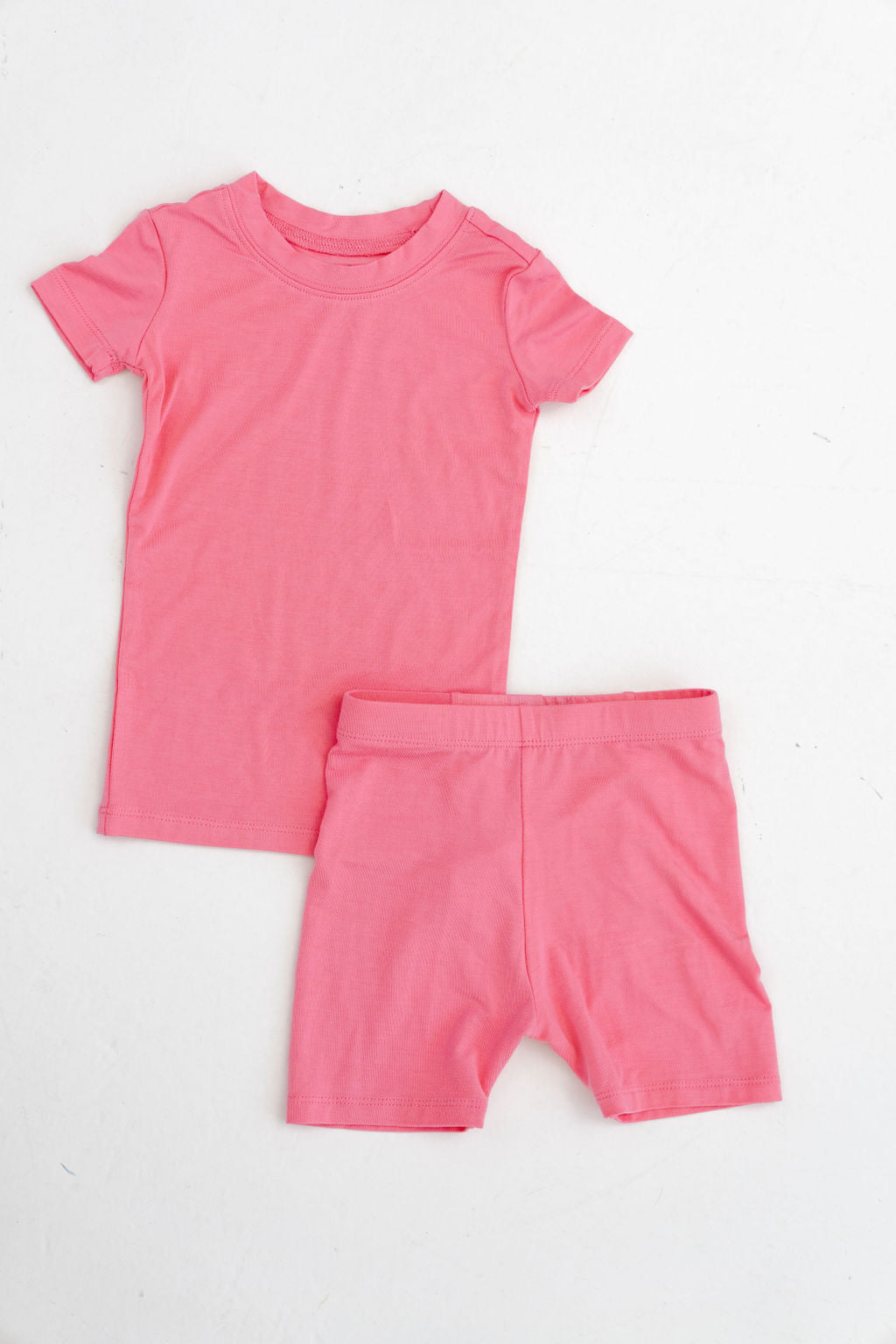 Classic Short Set in Flamingo Pink