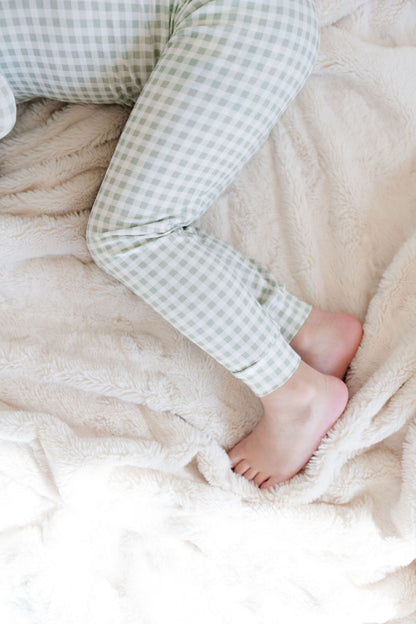 PJ Set in Juniper Gingham