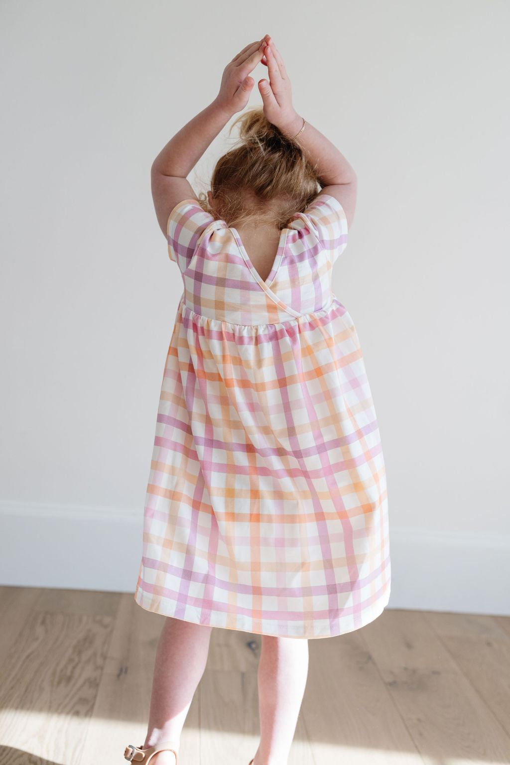 Crosstop Dress in Hopscotch