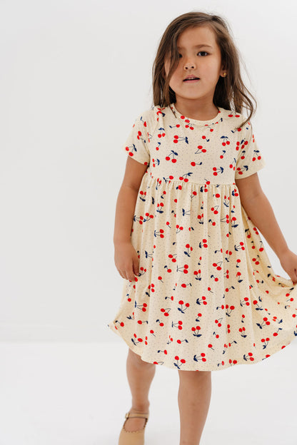 Smock Dress in Cherries